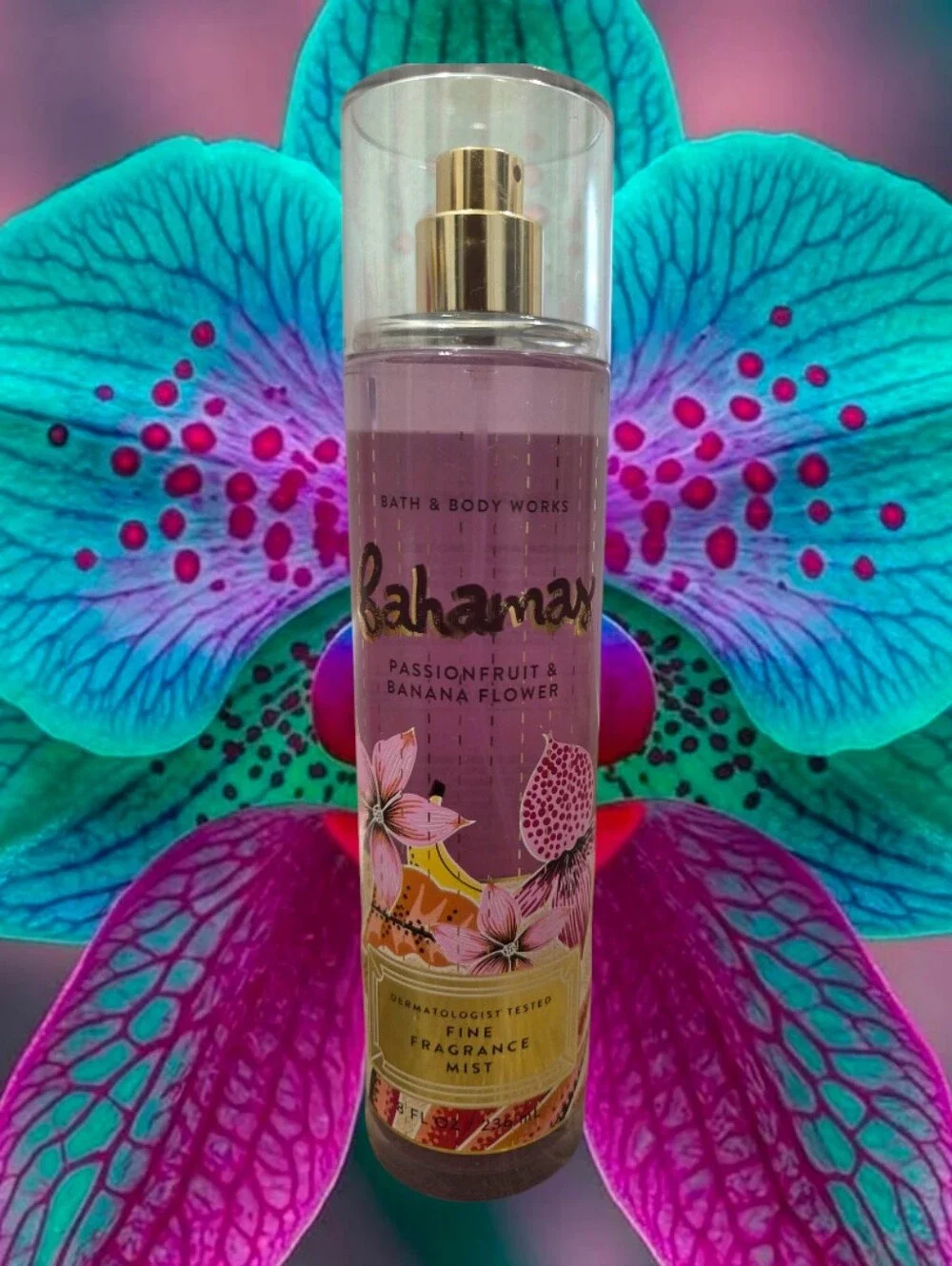Bath & Body Works Ladie's Passionfruit and Bananas Flower Fine Fragrance Mist